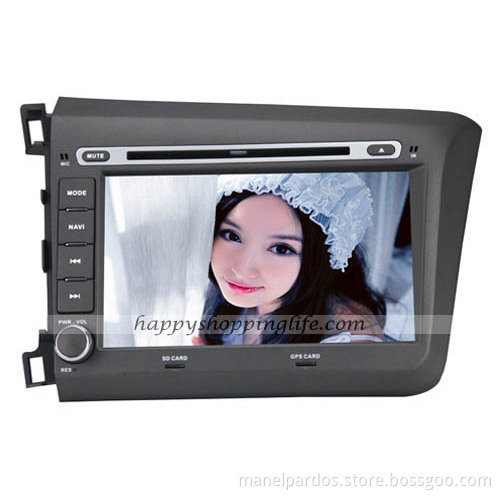 Car DVD Player GPS Navigation for Honda Civic 2012 - IPOD